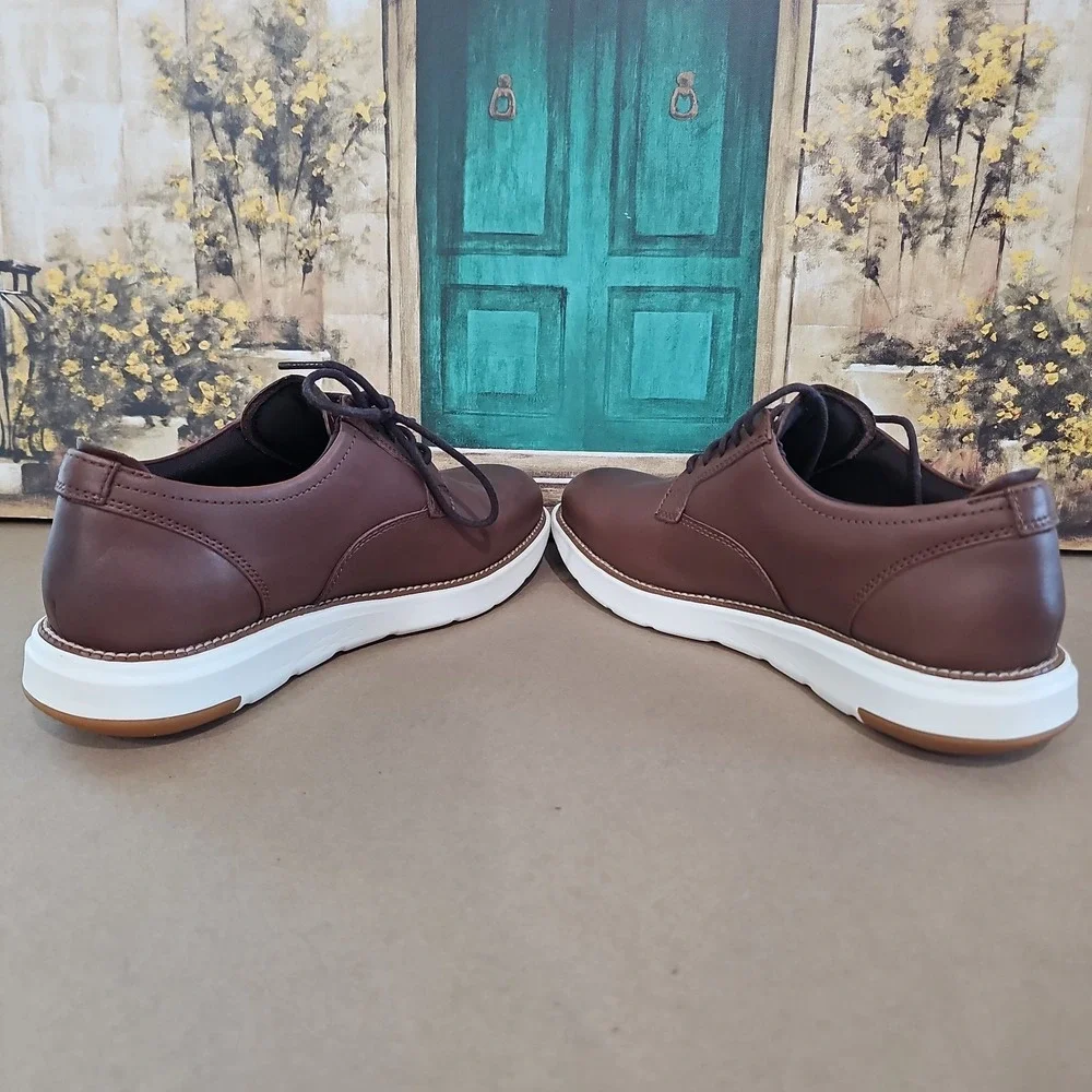 Cole Haan Men's Size 8 M Grand Atlantic Oxfords Brown Chestnut C34853 Shoes
